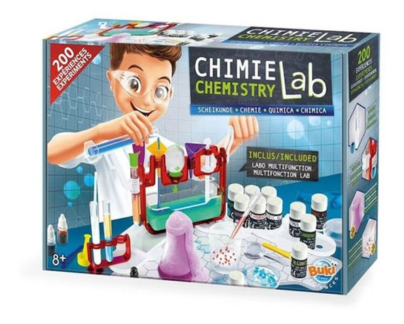 Juego De Química Buki 200 Experimentos Universo Binario 0