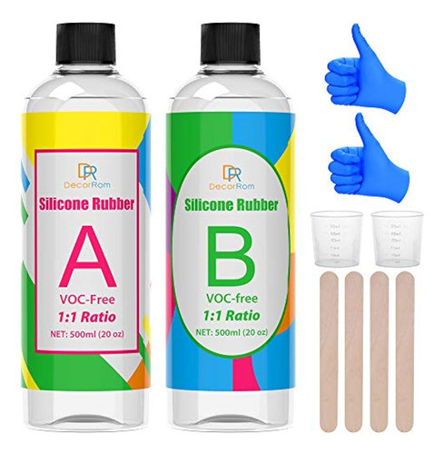 Kit Para Hacer Moldes De Silicona - Goma De Silicona Translú 0