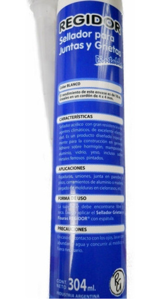 Sellador Juntas Y Grietas Cartucho X5 Unidades 1 Sellador Juntas Y Grietas Cartucho X5 Unidades 1