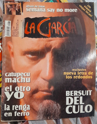 Revista La García Año 2 N0 34 Tapa Bersuit 0