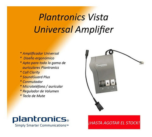 Amplificador Plantronics M12 Universal - Sin Headset 0