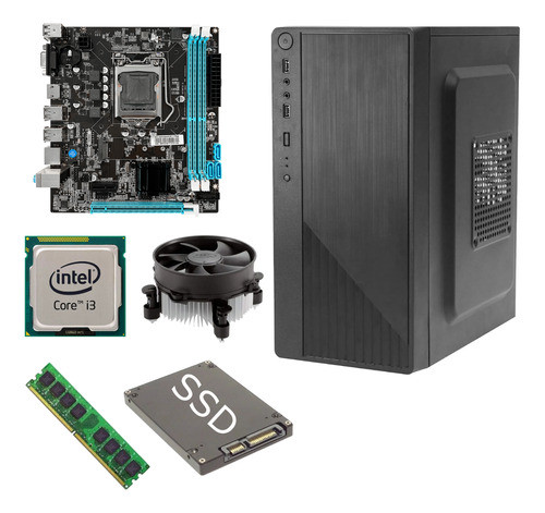 Pc Computador Intel I5 4570 + H81 + Ssd 480 + Ram 16gb 1600 1