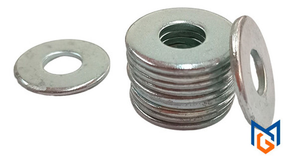 Arandelas Planas Zincadas Plateadas 5/16  X 100 Unidades 1 Arandelas Planas Zincadas Plateadas 5/16  X 100 Unidades 1