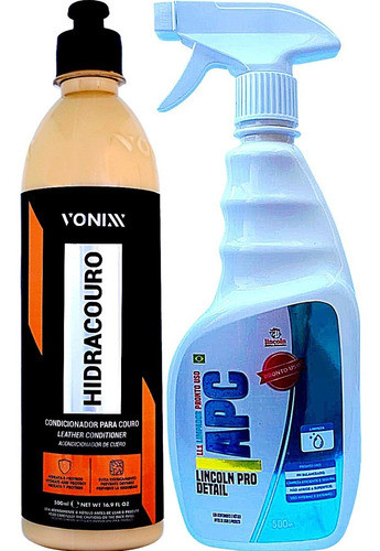 Limpador Apc Lincoln Para Banco Couro Hidracouro Vonixx 0