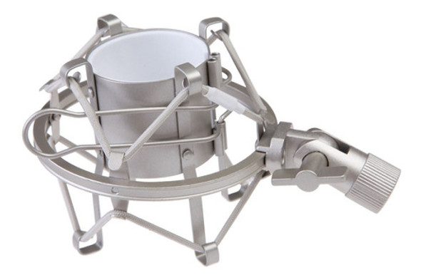 Shockmount,aranha,anti Shock Microfone Condensador-champagne 1