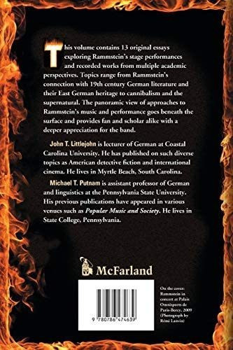 Libro Rammstein On Fire: New Perspectives En Ingles 1
