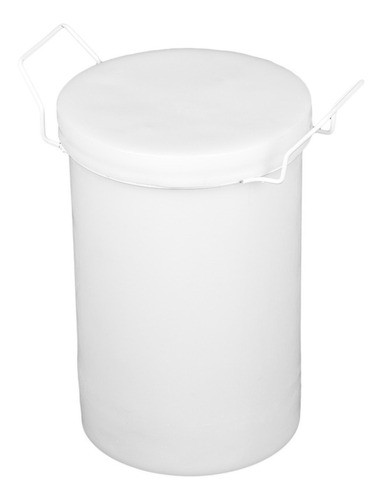 Tacho Cilindrico Plastico Cuñete 10 Litros C/ Manija Y Tapa 1