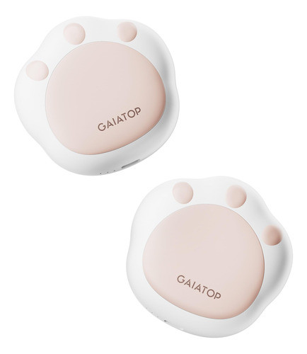 Calentador De Manos 3niveles Portatil 2u Negro Cat Paw Blanc 0