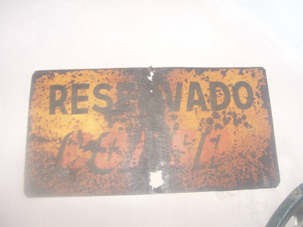 Chapa Cartel Antiguo Copsa 0