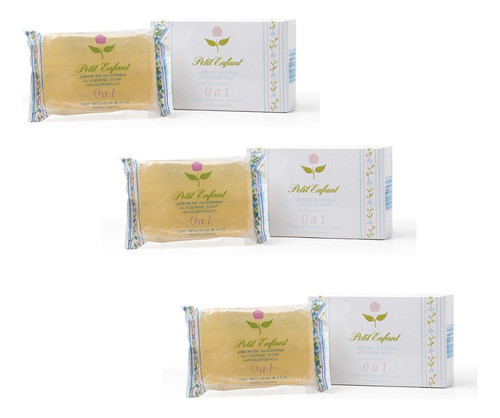 Jabon De Glicerina Petit Enfant - Combo X3 0