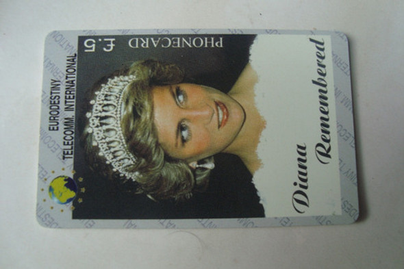Cartao Pre Eurodestiny Telecomm / Diana Remembered Princesa 0