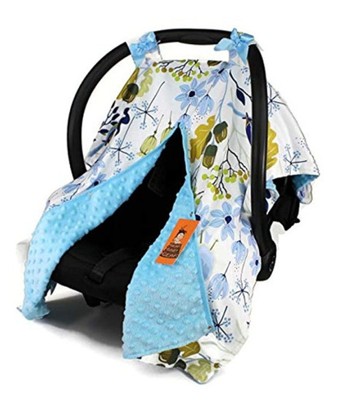 Dear Baby Gear Baby Car Seat Canopy Cover, Bellotas, Árboles 0