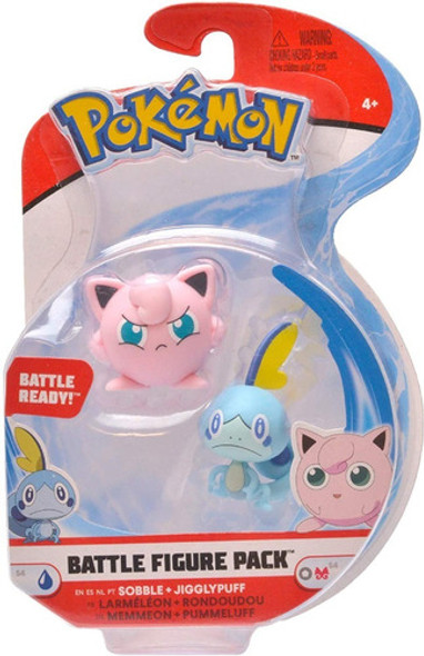 Pokemon Battle Figure Pack Jigglypuff And Sobble 1
