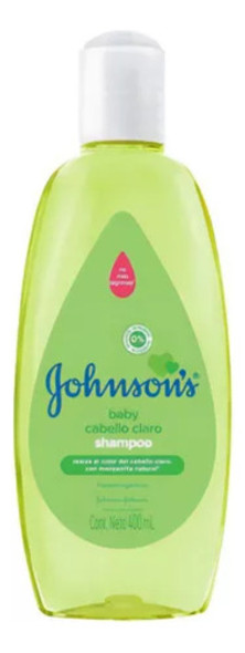 Shampoo Jhonsons Cabello Claro 400 Ml 0