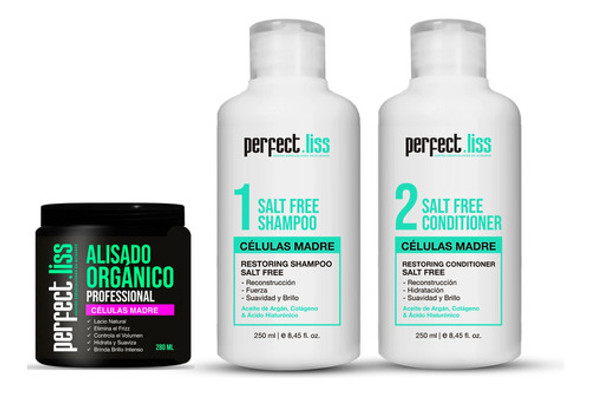 Kit Alisado Orgánico Con Mantenimiento Perfect Liss 0 Kit Alisado Orgánico Con Mantenimiento Perfect Liss 0