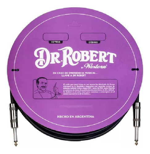 Cable Plug Plug Para Instrumento Western 3m ,dr Robert -rr30 1
