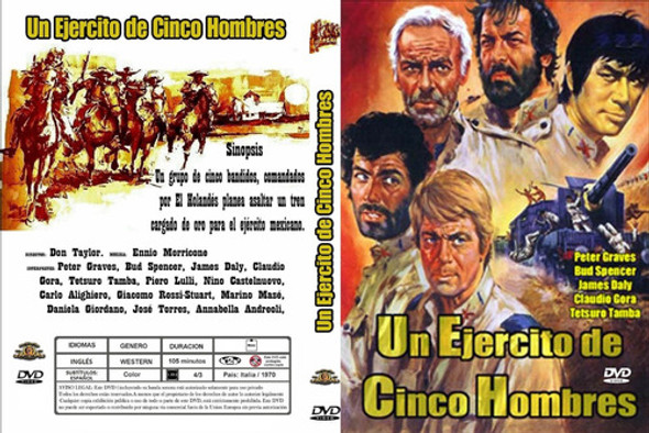 Ejercito De 5- Bud Spencer - Western -  Dvd 0