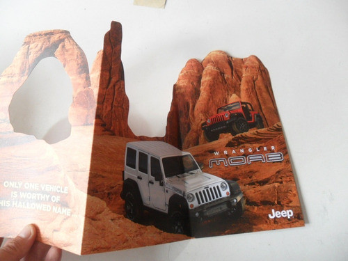 Folleto Jeep Wrangler Moab Catalogo Antiguo No Manual Auto 1