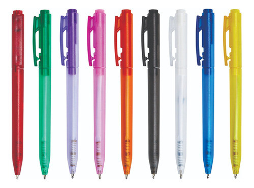 300 Canetas Mod 1099 Brindes Personalizados Impressão Color 0