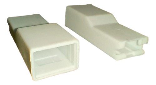 50x Aislador Capuchon Plastico Pala Hembra 6.3 Blanco 0