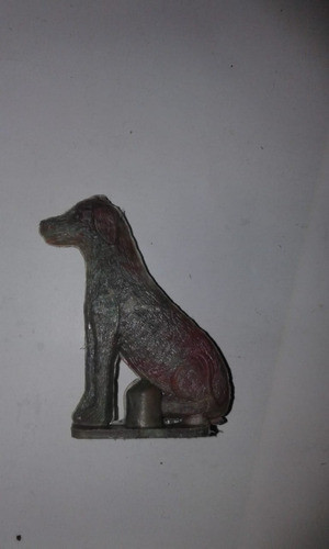 Antigua Figura Juego Jugal Ficha Muñeco Retro Perro Perrito 0