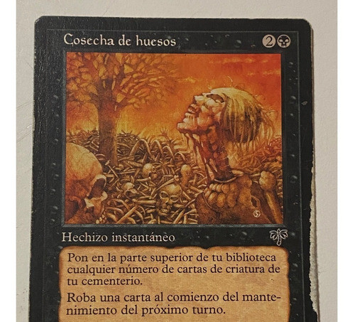 Cartas Magic Cosecha De Huesos - Hechizo Instantáneo Mtg Nps 0