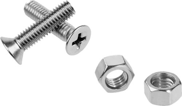 Tornillos Electrónica Fresada M3 X 35mm Pack X 50 C/tuercas 0