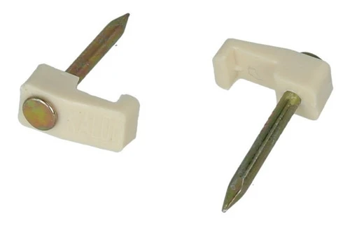 Grampas Sujeta Cable Tacsa N° 5 Clavo De Acero Caja X 100u 1