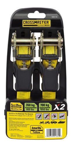 Cincha Con Criquet 700kgs 2 Piezas Crossmaster 0