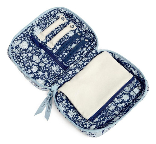 Vera Bradley Cotton Cotton Zip-around Jewelry Organizer Case 1