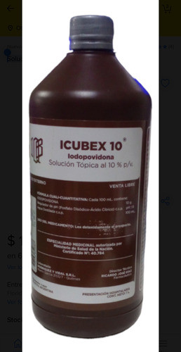 Pervinox Solución 1l Al 10% 1