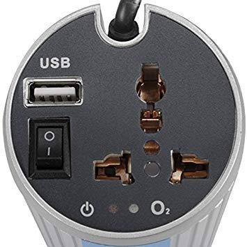 Conversor Inversor 12v Portatil 200w + Usb Auto Lancha Moto 1