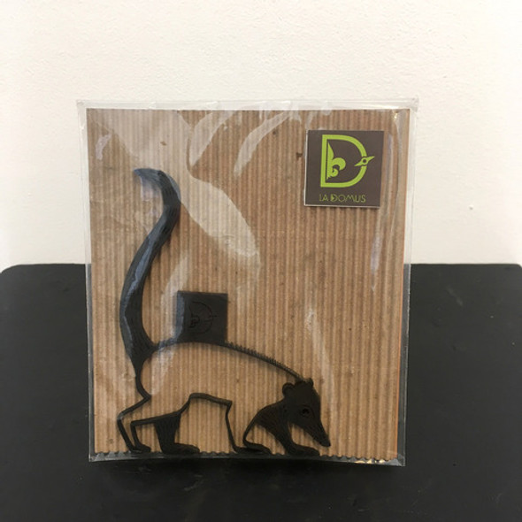 5 Animales Autóctonos Del Uruguay En Mdf Negro, Con Imán 1