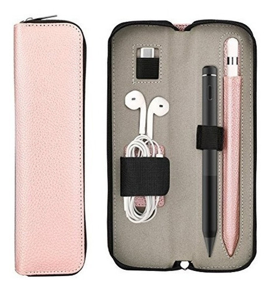 Timovo Pencil Holder Case Para Apple Pencil, Funda De Cuero 0
