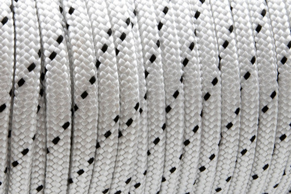 Soga Multifilamento Blanca Y Negra Tranzada De 5mm X 100mts 0