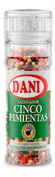 5 Pimientas Molinillo  40 Grs 0