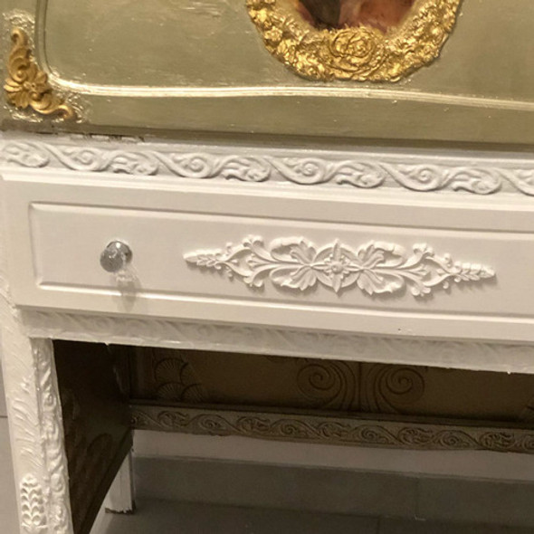 6 Peças De 33 Cm X 6 Cm, Decalque Esculpido Em Madeira, List 1