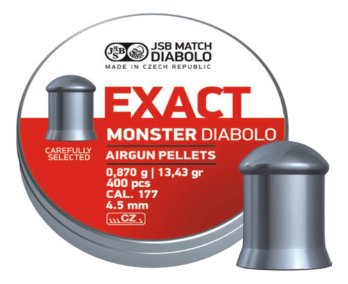 Balines Jsb Exact Monster Calibre 4.5 13.43gr X 400 0