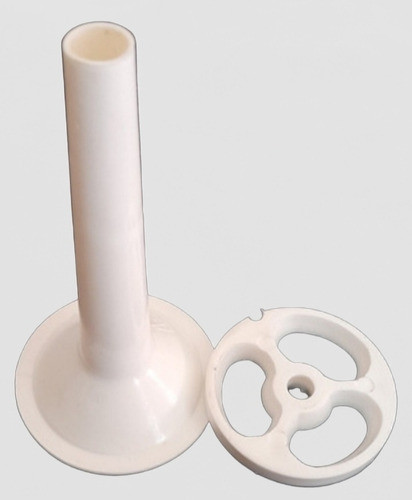 Embudo Y Disco De Pvc Para Embutir Chorizo P/ Picadoras M22 0