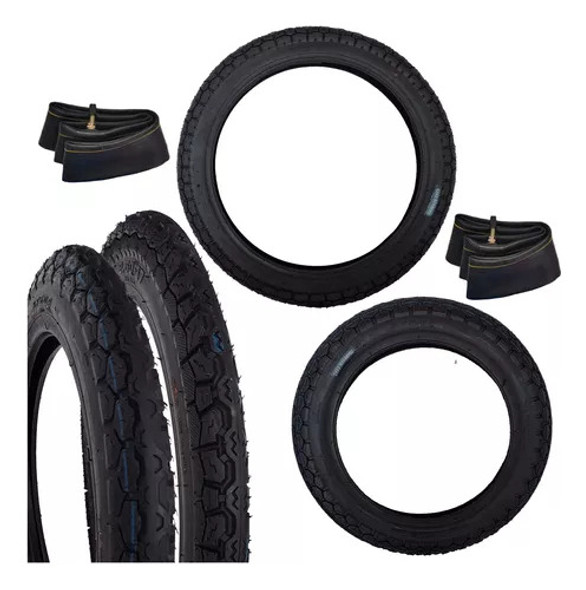 Kit Cubiertas Delantera + Trasera Motomel Bit B 110 + Camara 0 Kit Cubiertas Delantera + Trasera Motomel Bit B 110 + Camara 0