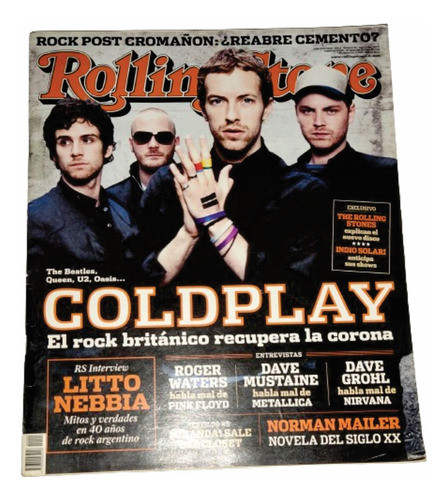 Revista Rolling Stone Nro 90 Coldplay Grohl Miranda Waters 0