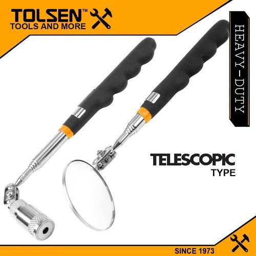 Juego  Inspección Telescópica Espejo Agarrador Tolsen 66005 1
