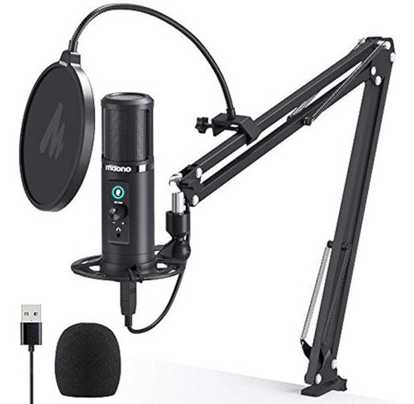 Micrófono Usb Con Monitoreo De Latencia Cero Maono Au-pm422 0