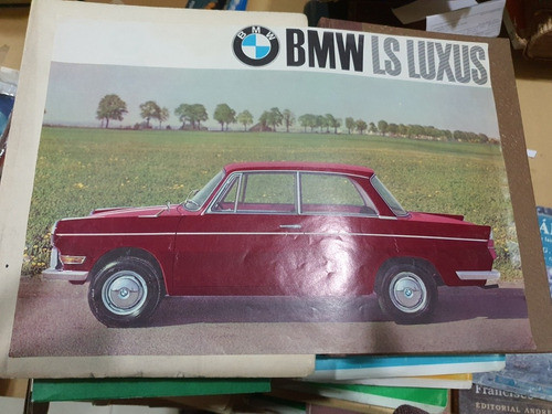 Antigua Hoja Catalogo Original Bmw Ls Luxus 1963 0
