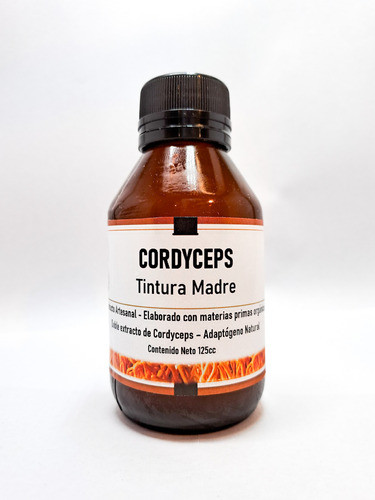 Tintura Madre Cordyceps 125ml Doble Extraccion Energia Vigor 0