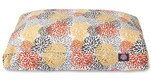 Majestuosa Mascota Flores Citricas Pequeña Cama Rectangula 0 Majestuosa Mascota Flores Citricas Pequeña Cama Rectangula 0