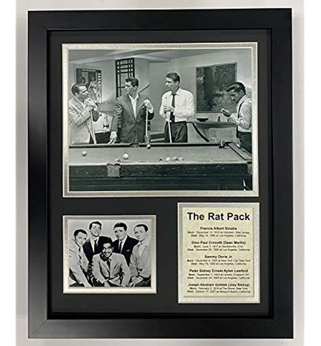 Legends Never Die The Rat Pack Group Pool Table Collectible 0