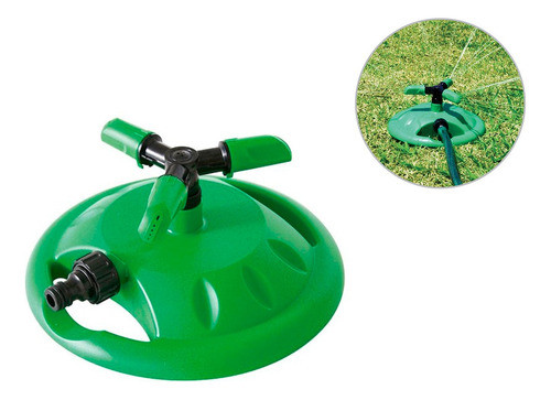 Irrigador Giratório Jardim Com Base 3 Jatos Leve E Compacto 0