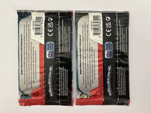 Kit Com 2 Envelopes Pokemon Scarlet E Violet Importado 1