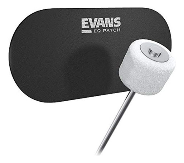 Parche De Pedal Doble Evans Eq, Nailon Negro, Eqpb2 0
